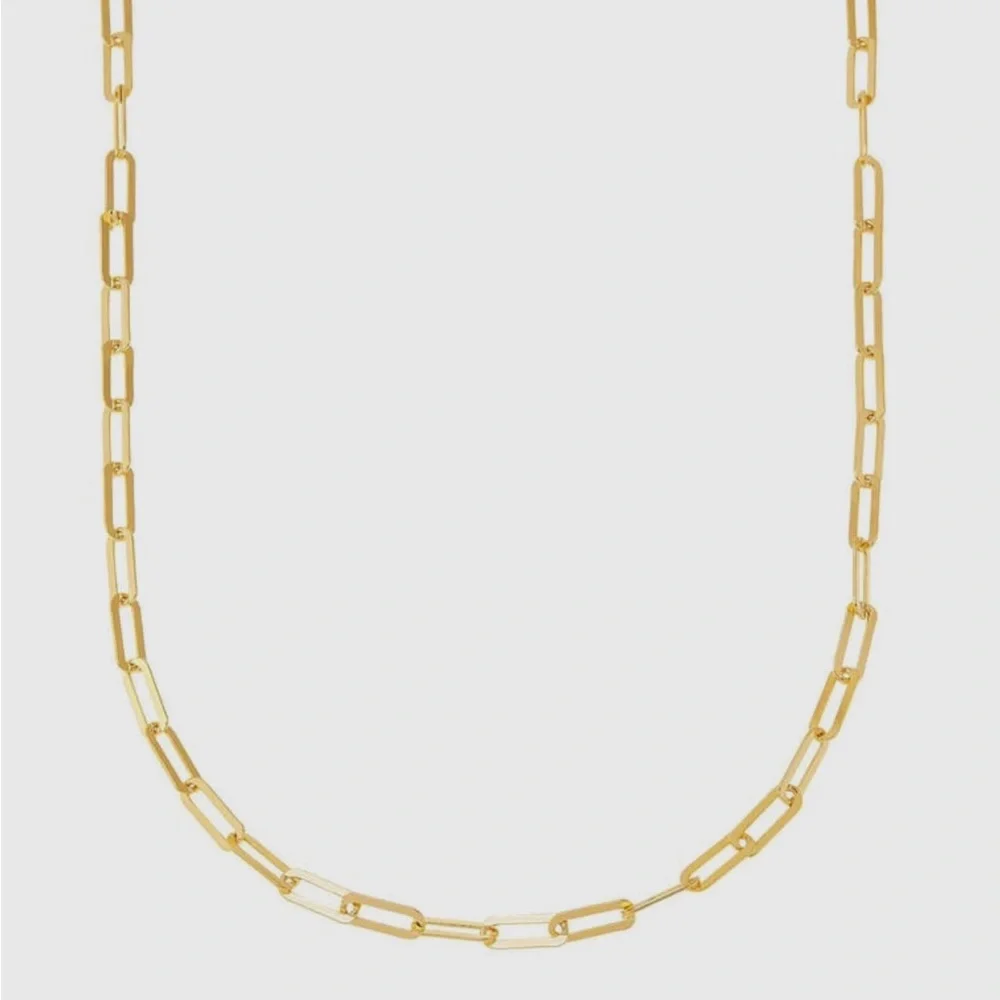 *SOLD*. Silpada 'Golden Paperclip' Chain Necklace NEW in box with pouch - Picture 5 of 10
